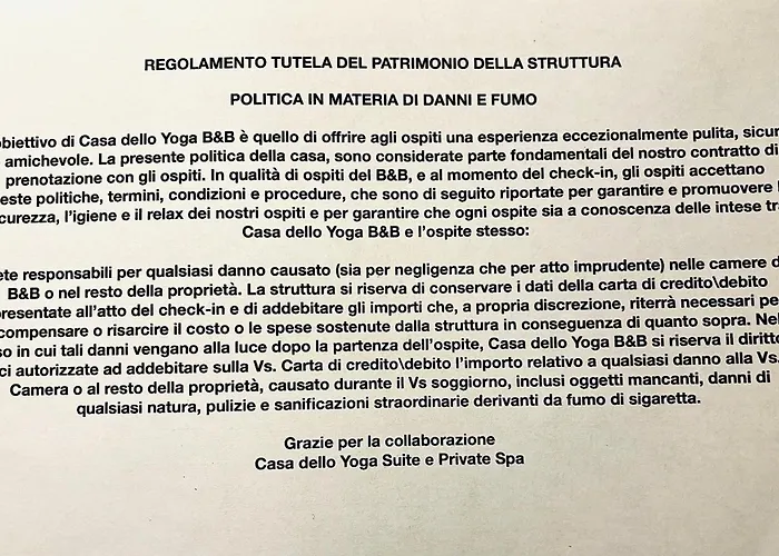 Casa Dello Yoga E Private Отель типа 